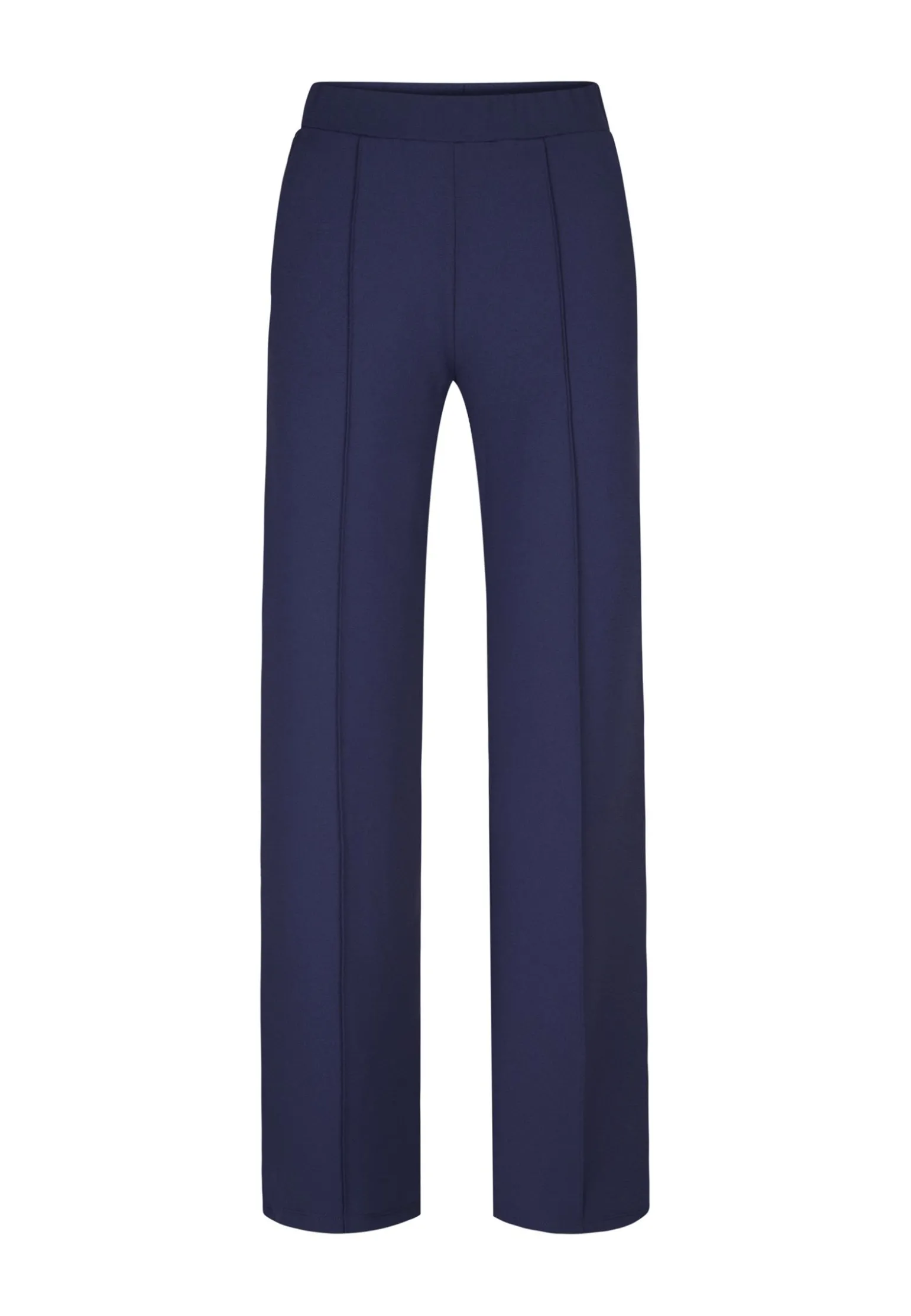 New Miss Etam Broek wide leg tape blauw 36" Donkerblauw