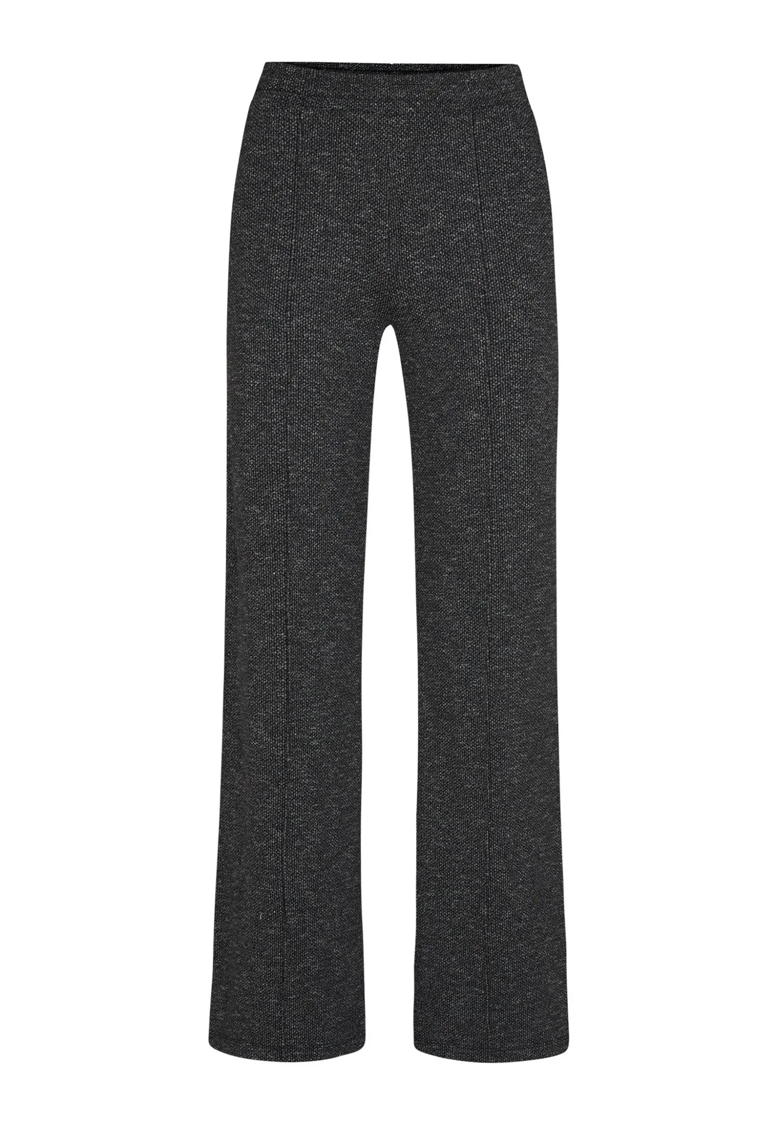 Sale Miss Etam Broek wide leg tape grijs zwart 32" Multi grey