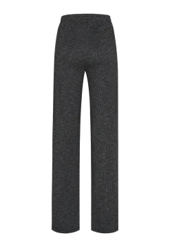 New Miss Etam Broek wide leg tape grijs zwart 36" Multi grey
