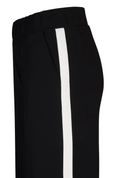 Sale Miss Etam Broek wide leg tape 36" Zwart