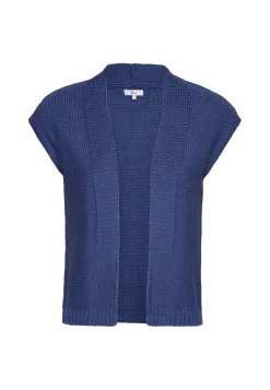 Clearance Miss Etam Gilet brei blauw Stone blue