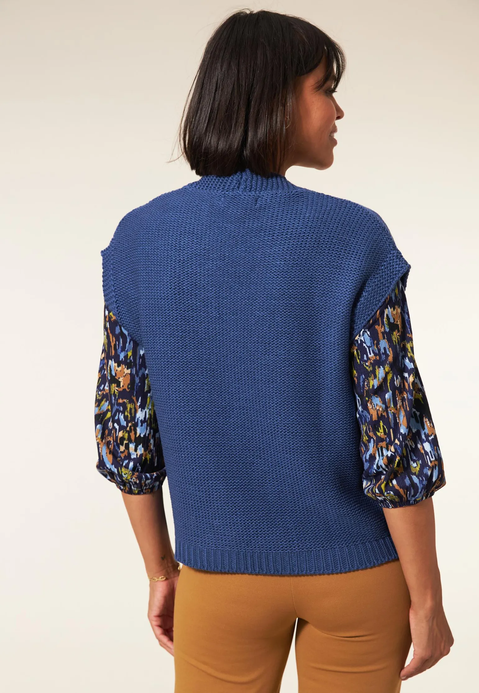 Clearance Miss Etam Gilet brei blauw Stone blue