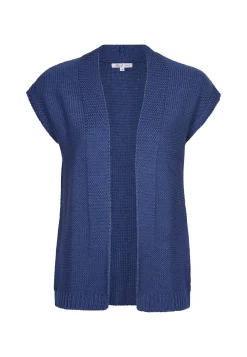 Discount Miss Etam Gilet brei blauw Stone blue