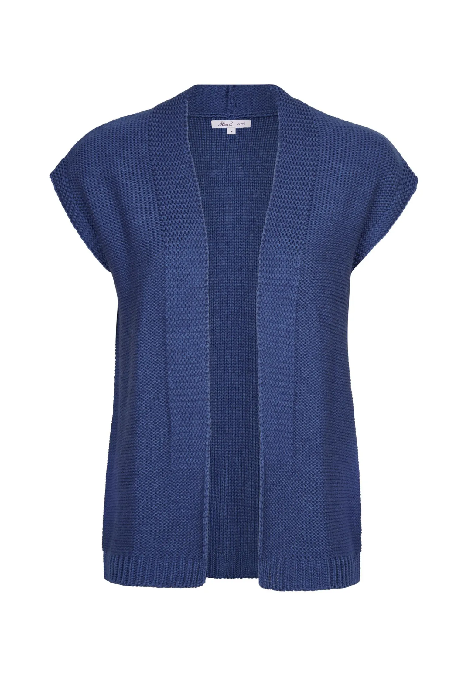 Discount Miss Etam Gilet brei blauw Stone blue