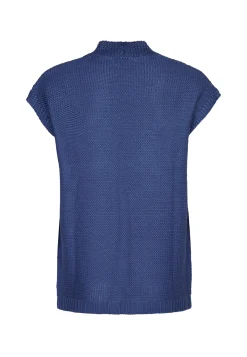 Discount Miss Etam Gilet brei blauw Stone blue