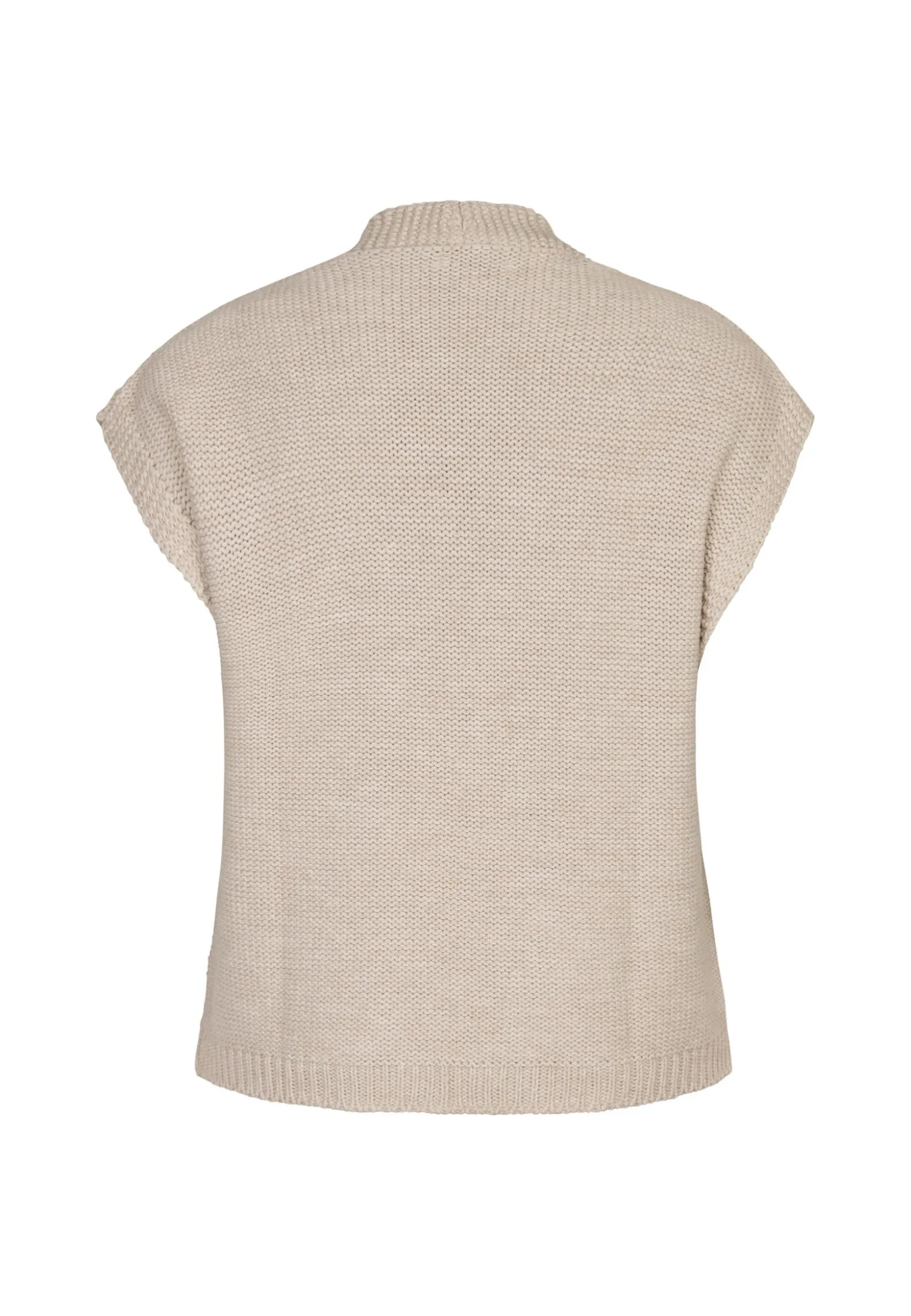 Outlet Miss Etam Gilet brei naturel Light sand