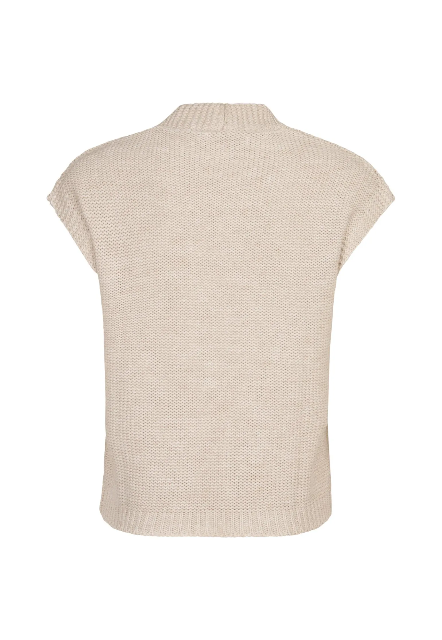 Outlet Miss Etam Gilet brei naturel Light sand