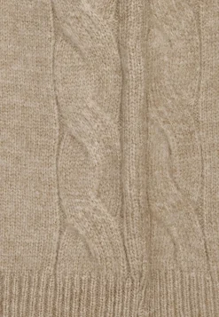 New Miss Etam Gilet brei zand Dark neutral melange