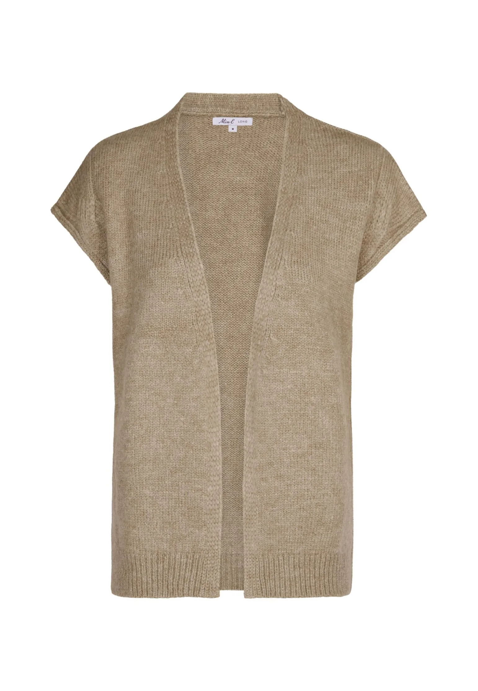 Sale Miss Etam Gilet brei zand Dark neutral melange