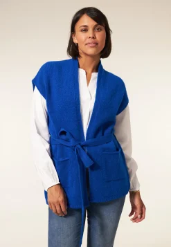 Outlet Miss Etam Gilet ceintuur blauw Kobaltblauw