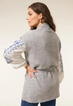 Hot Miss Etam Gilet ceintuur grijs Lichtgrijs