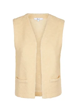 Clearance Miss Etam Gilet creme Cream