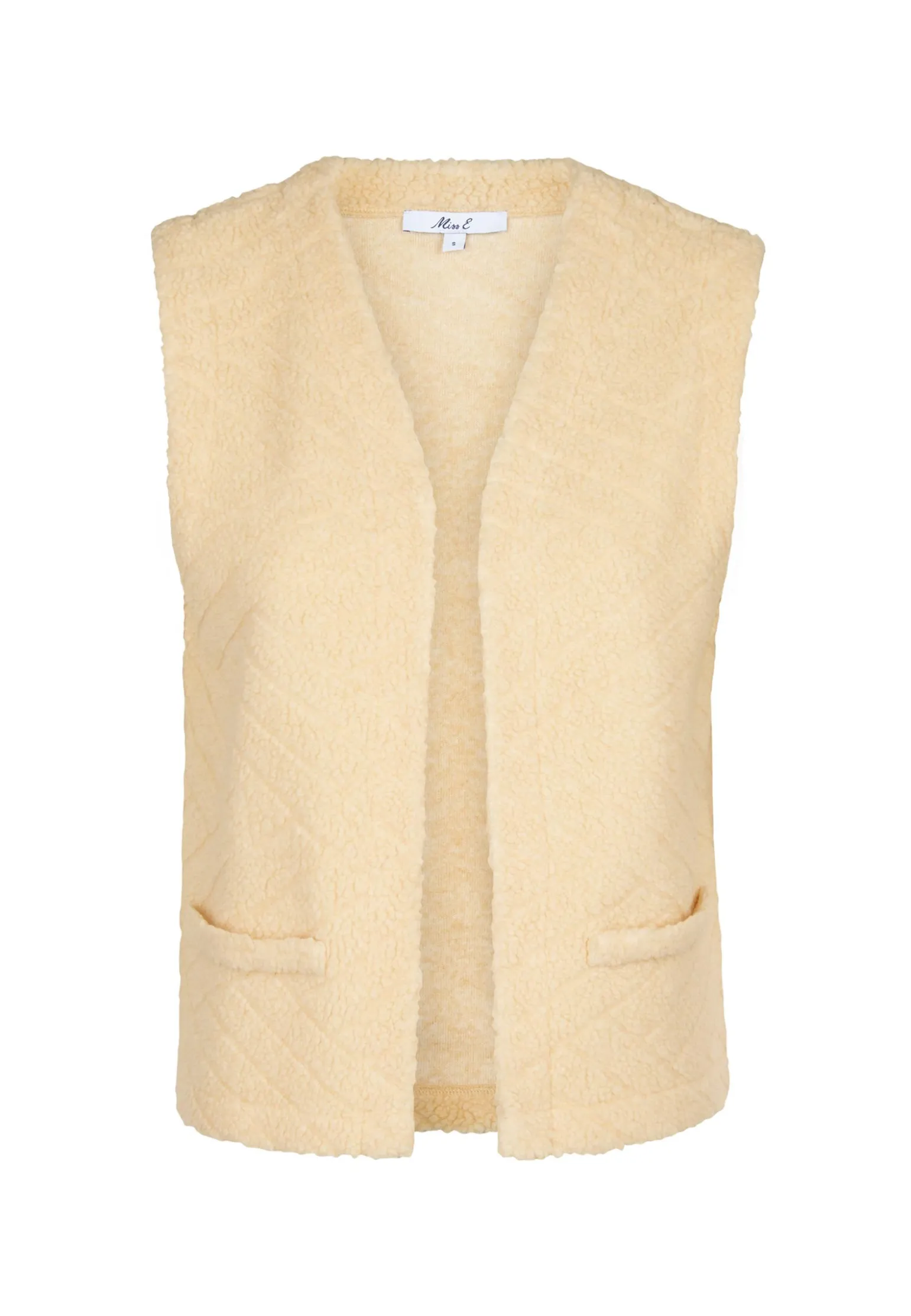 Clearance Miss Etam Gilet creme Cream