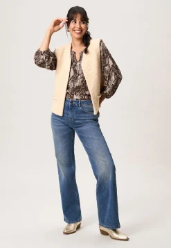 Clearance Miss Etam Gilet creme Cream