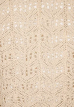 Online Miss Etam Gilet crochet zand Light sand