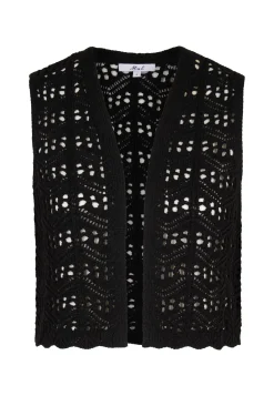 Sale Miss Etam Gilet crochet Zwart