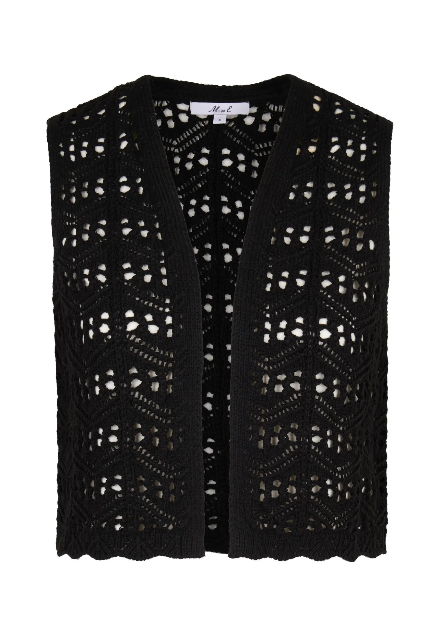 Sale Miss Etam Gilet crochet Zwart