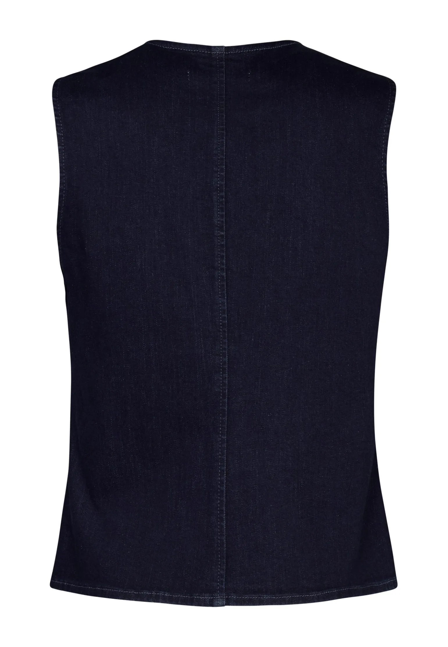 Clearance Miss Etam Gilet denim blauw Dark denim