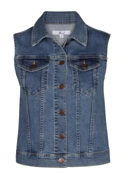 Hot Miss Etam Gilet denim blauw Medium denim