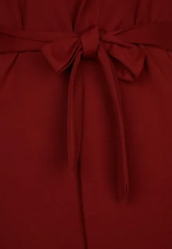 Miss Etam Gilet lang rood Dark red