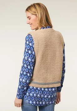 Miss Etam Gilet naturel Ecru