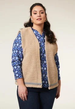 New Miss Etam Gilet naturel Ecru