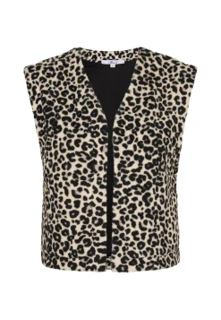 Hot Miss Etam Gilet print zand Multi zand