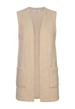Hot Miss Etam Gilet teddy naturel Sand