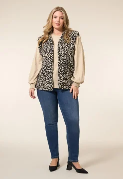 Online Miss Etam Gilet teddy zand Multi zand