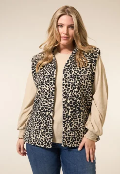 Online Miss Etam Gilet teddy zand Multi zand