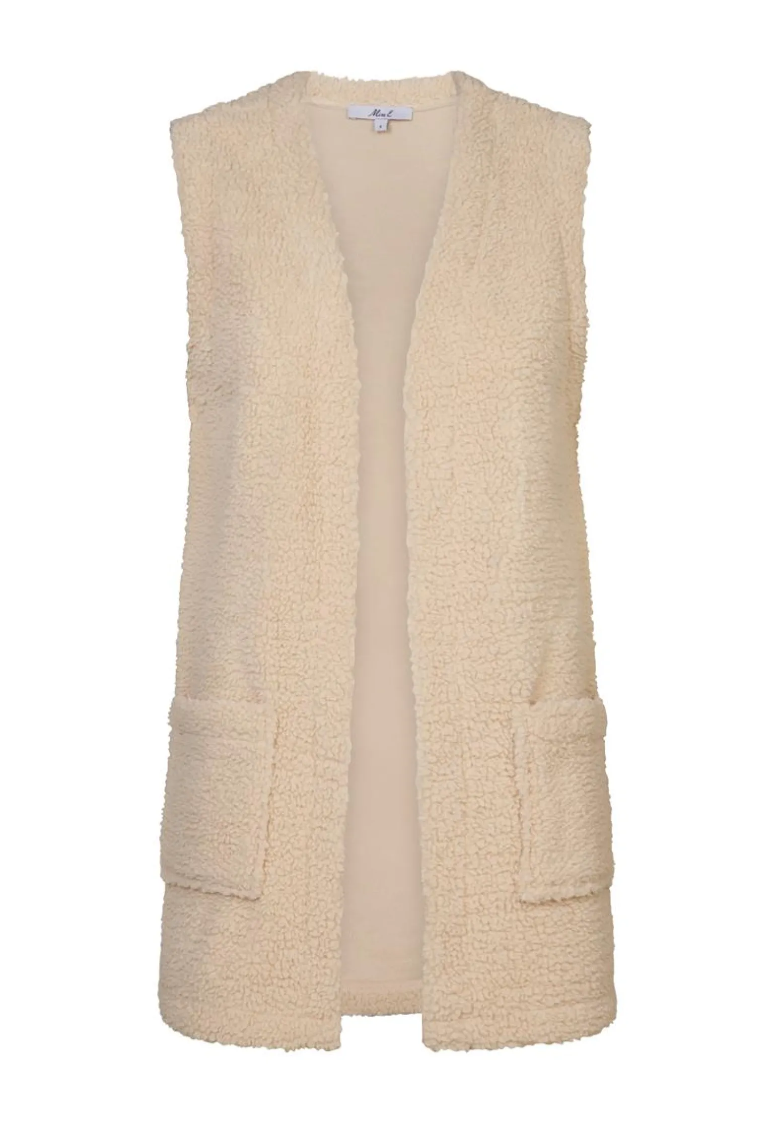 Clearance Miss Etam Gilet teddy zand Sand