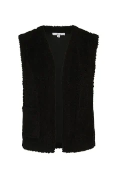 Best Miss Etam Gilet teddy Zwart