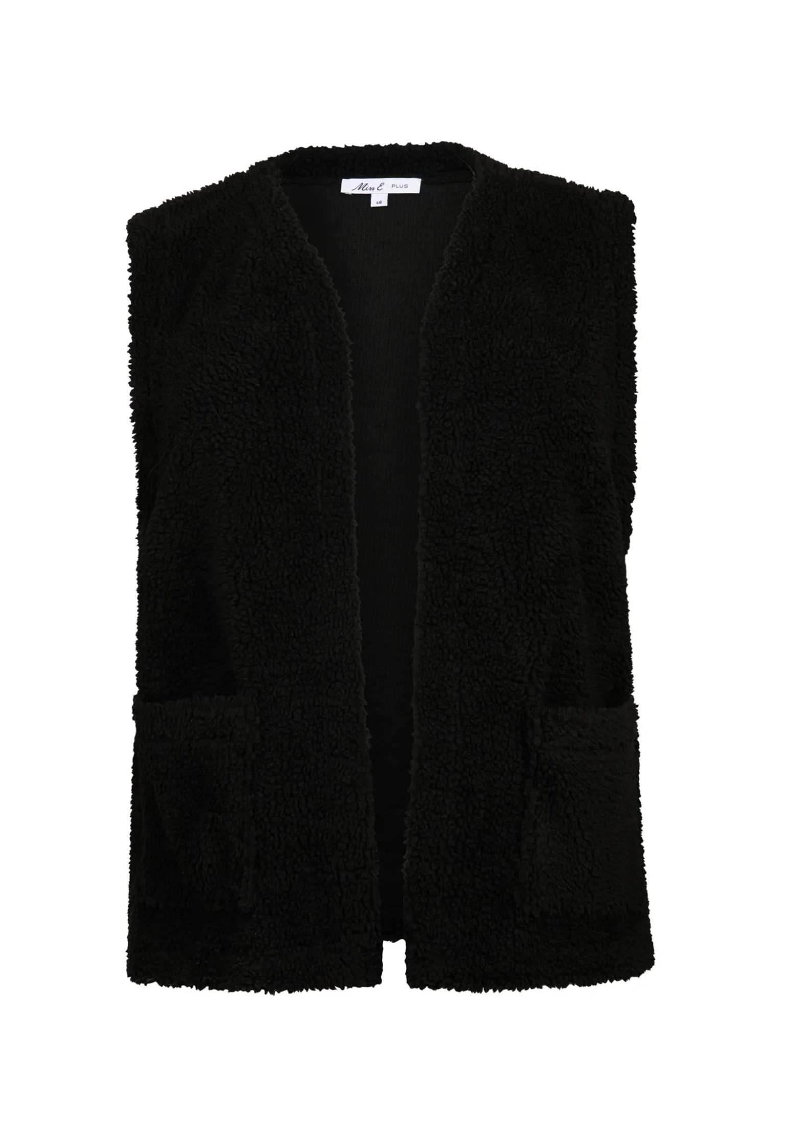 Hot Miss Etam Gilet teddy Zwart