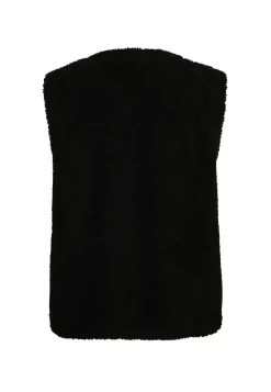 Hot Miss Etam Gilet teddy Zwart