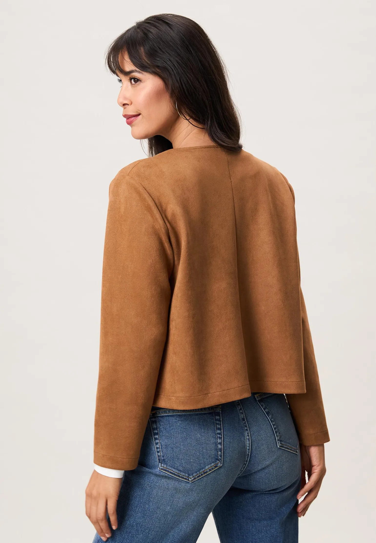 Online Miss Etam Jack suedine Mocca