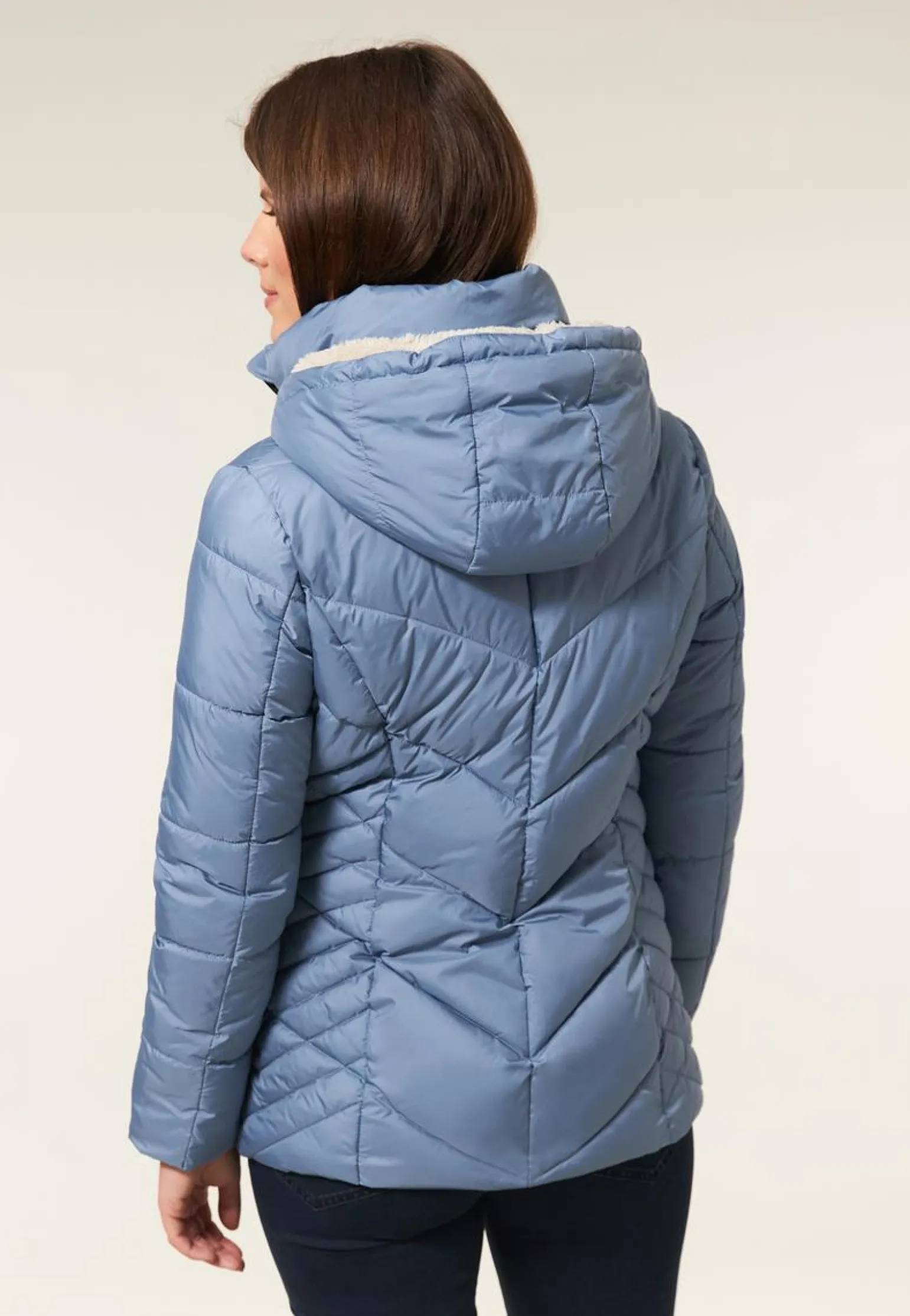 Miss Etam Jas padded blauw Grey blue