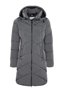 New Miss Etam Jas padded glans grijs Grey