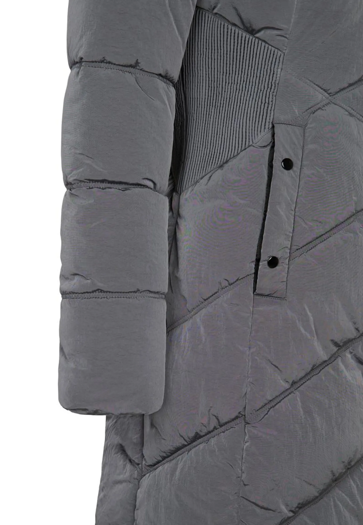New Miss Etam Jas padded glans grijs Grey
