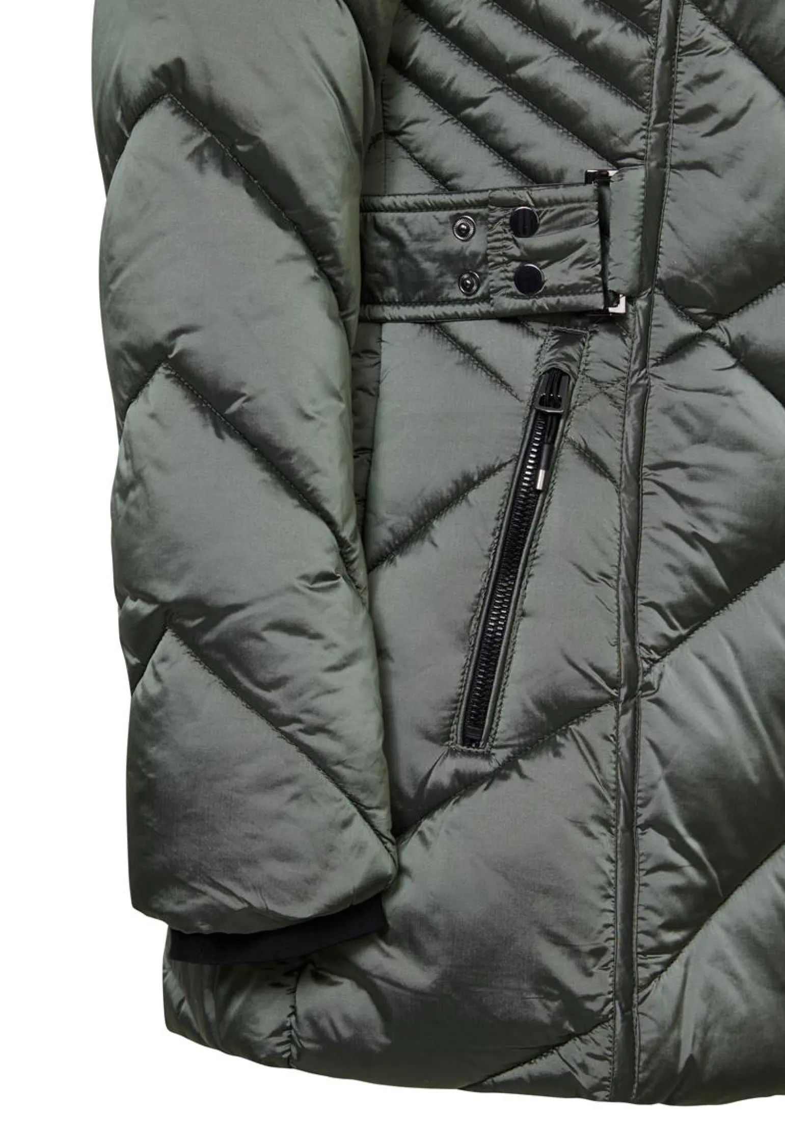 Online Miss Etam Jas padded groen Green