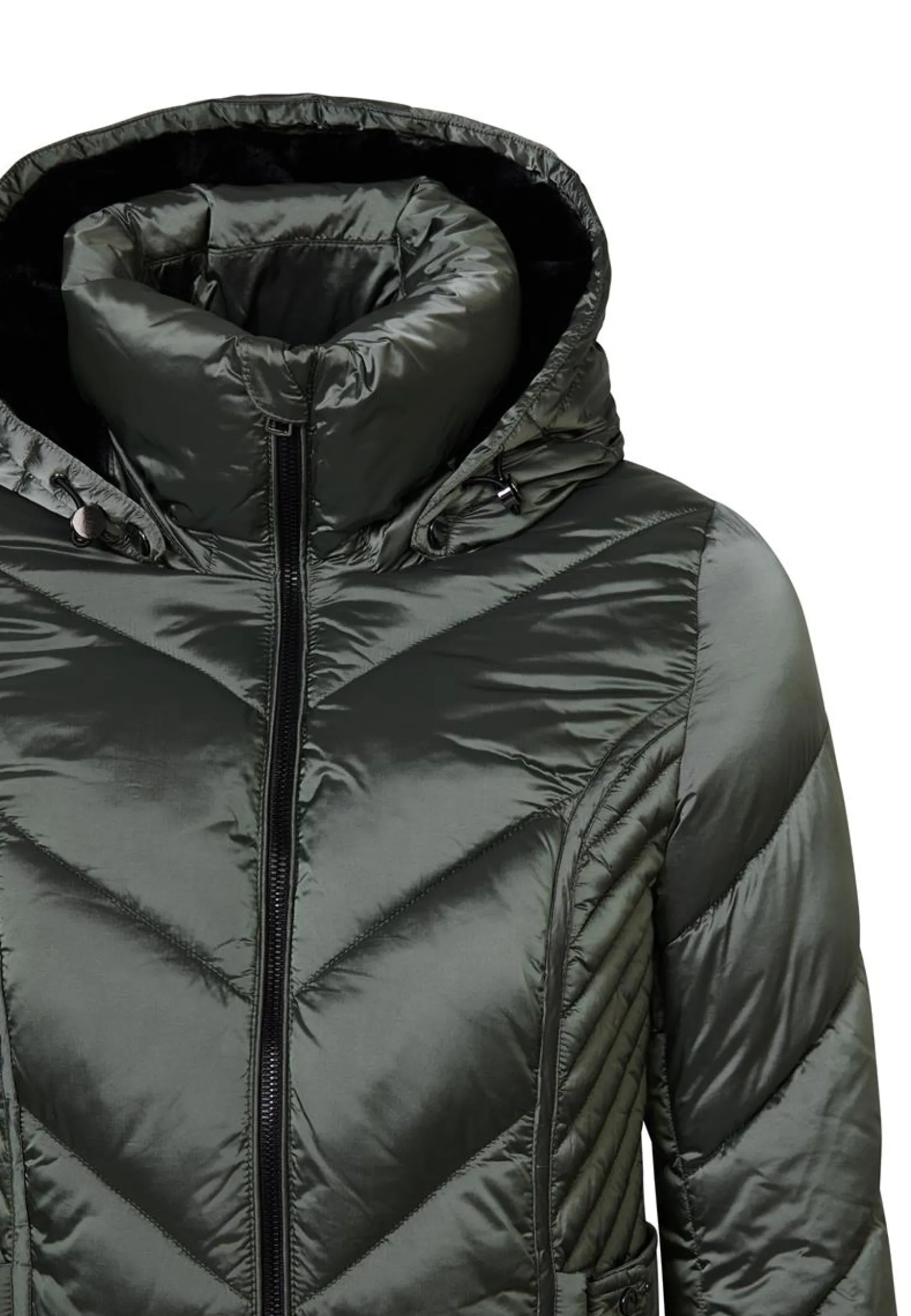 Online Miss Etam Jas padded groen Green
