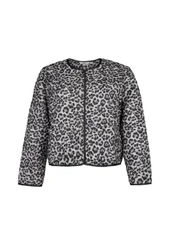 New Miss Etam Jas padded print grijs Multi grey