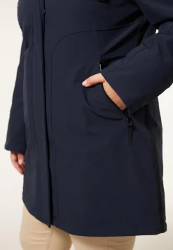 Discount Miss Etam Jas softshell blauw Donkerblauw