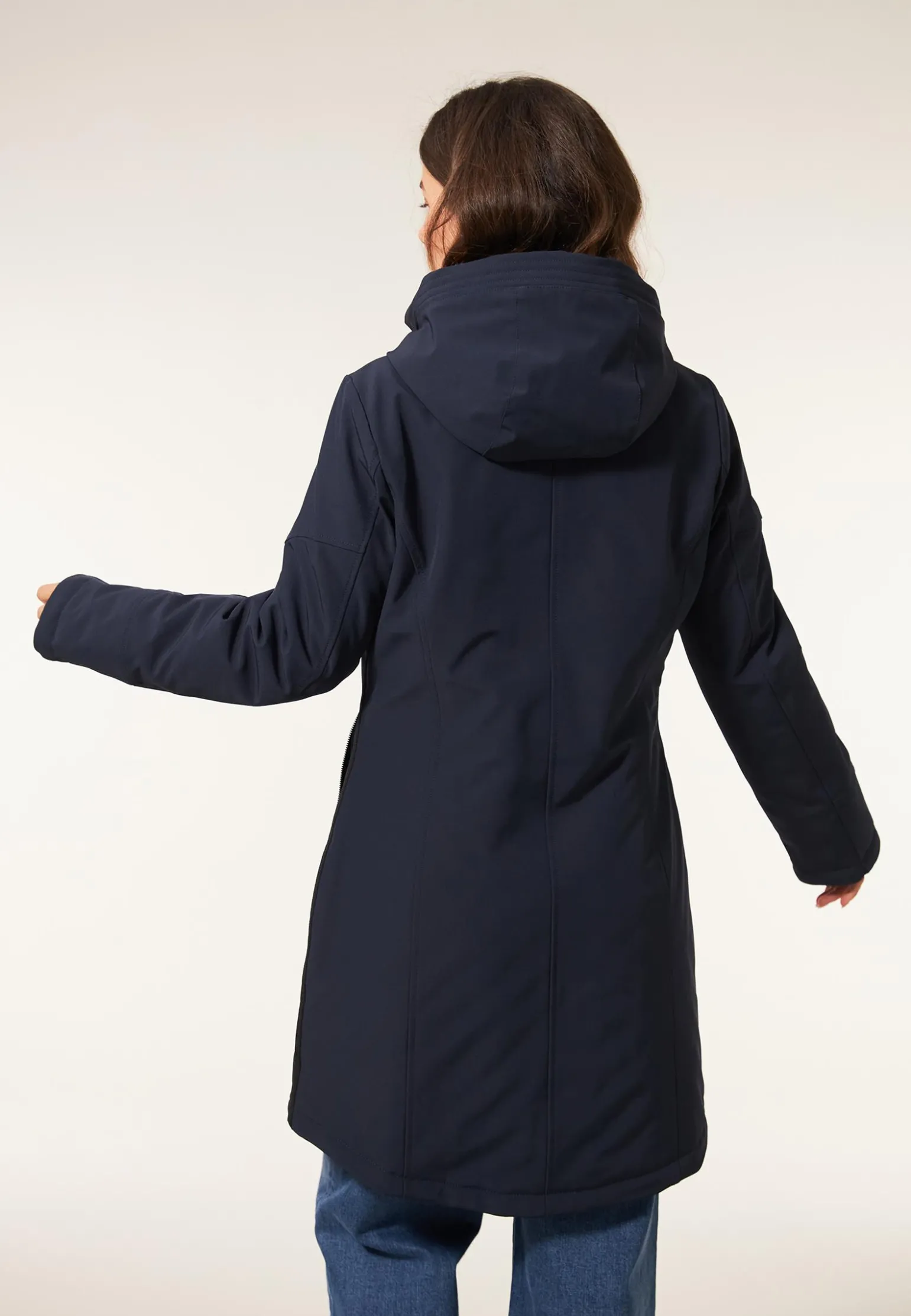 Online Miss Etam Jas softshell blauw Donkerblauw