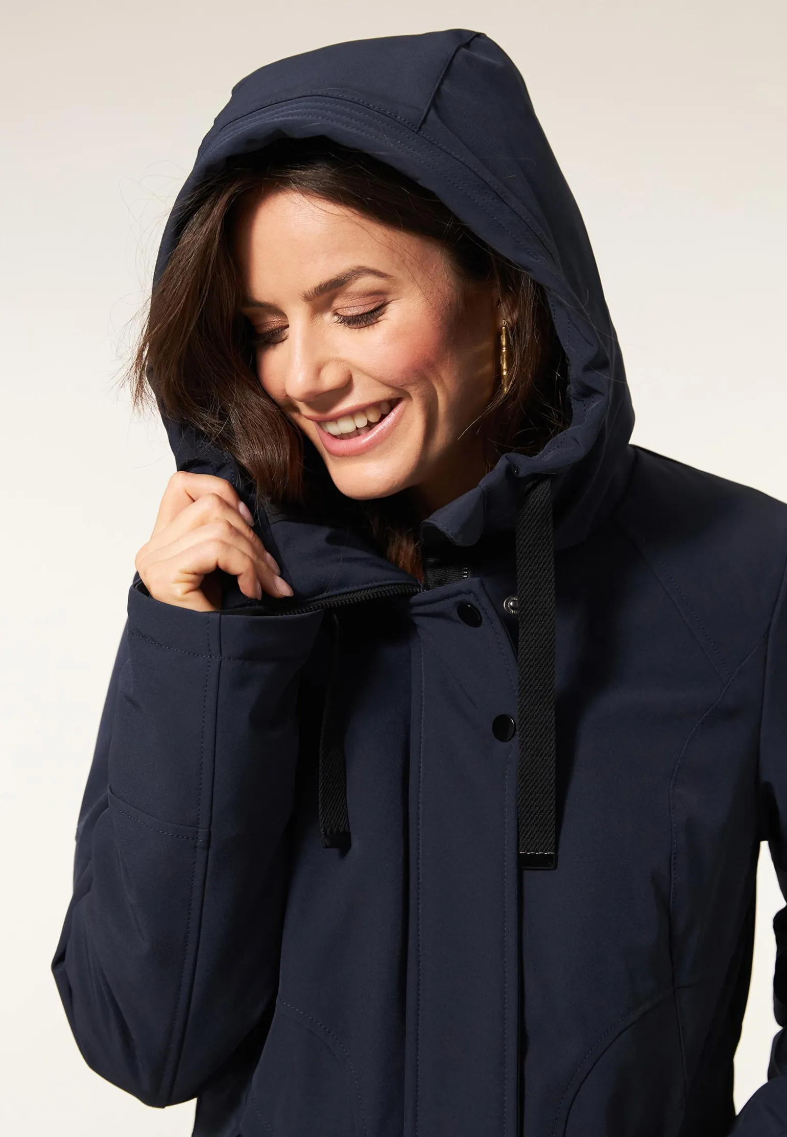 Online Miss Etam Jas softshell blauw Donkerblauw