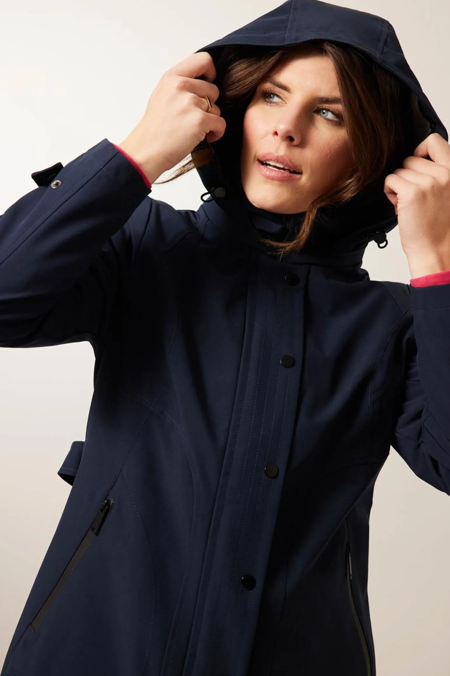 Discount Miss Etam Jas softshell blauw Donkerblauw