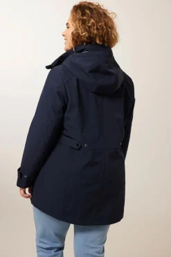 Discount Miss Etam Jas softshell blauw Donkerblauw