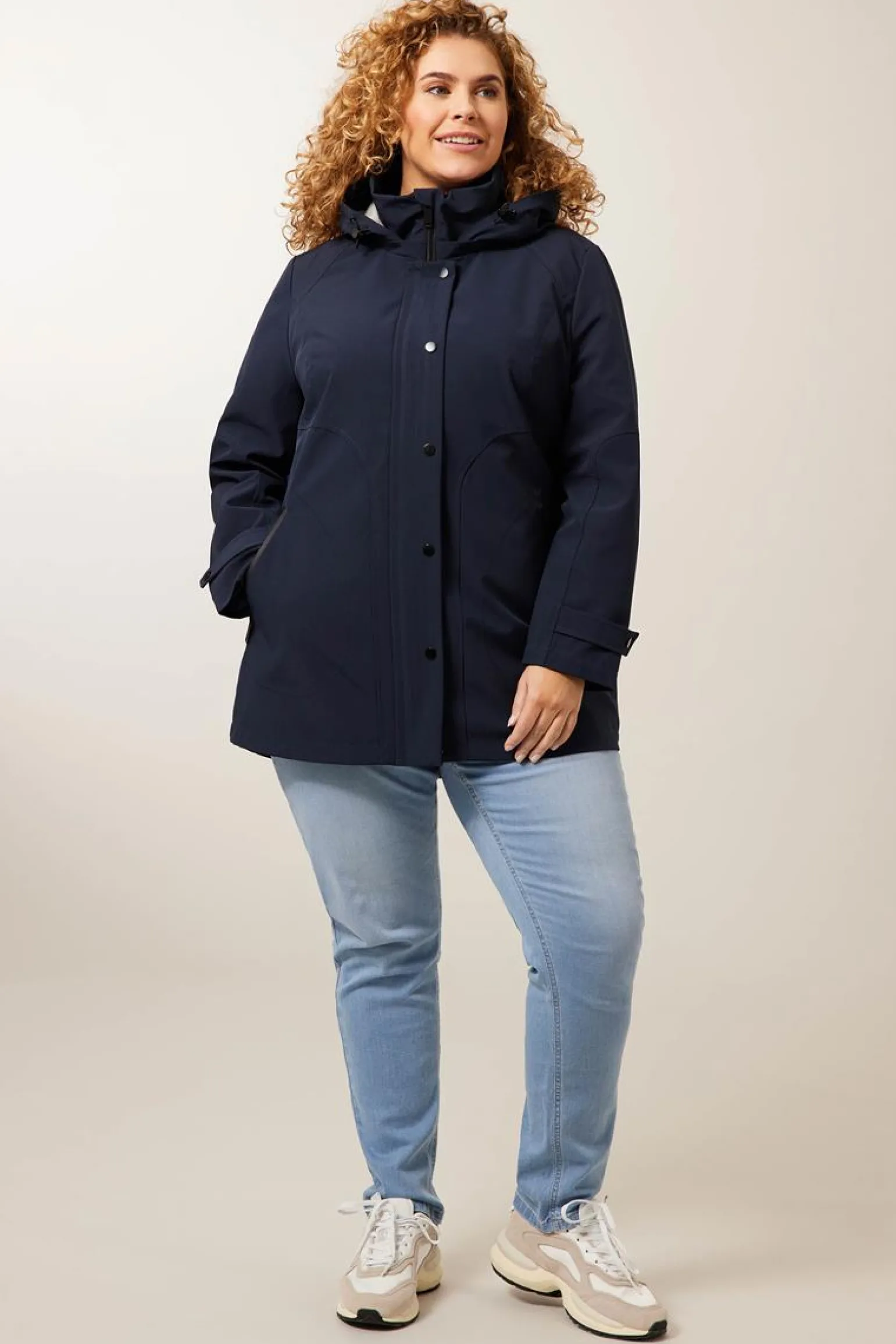 Discount Miss Etam Jas softshell blauw Donkerblauw