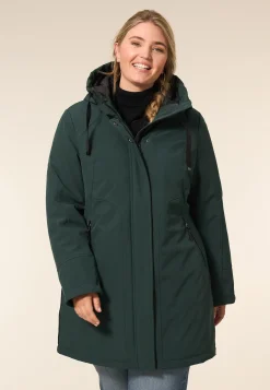 Online Miss Etam Jas softshell groen Pinegreen