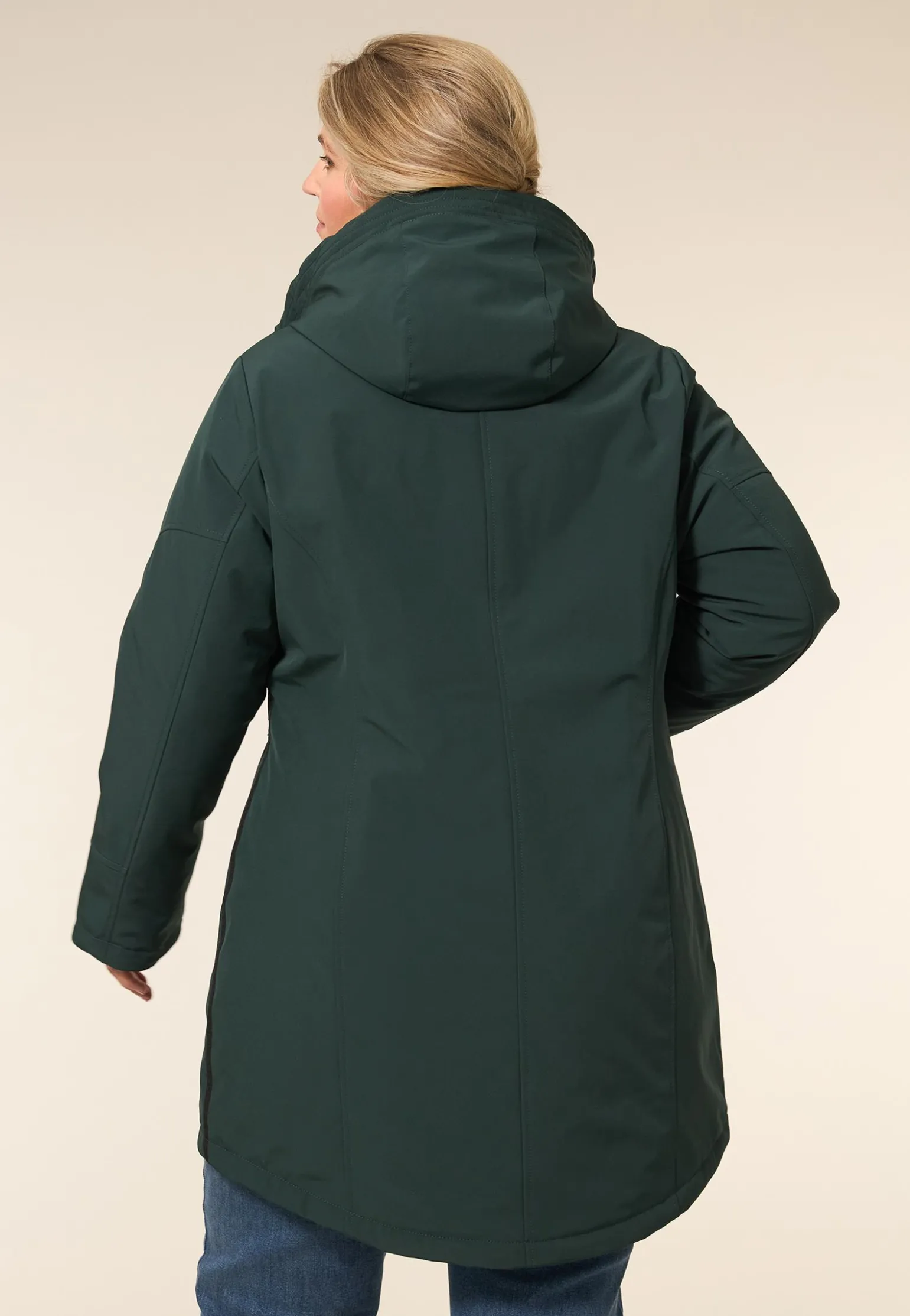 Online Miss Etam Jas softshell groen Pinegreen