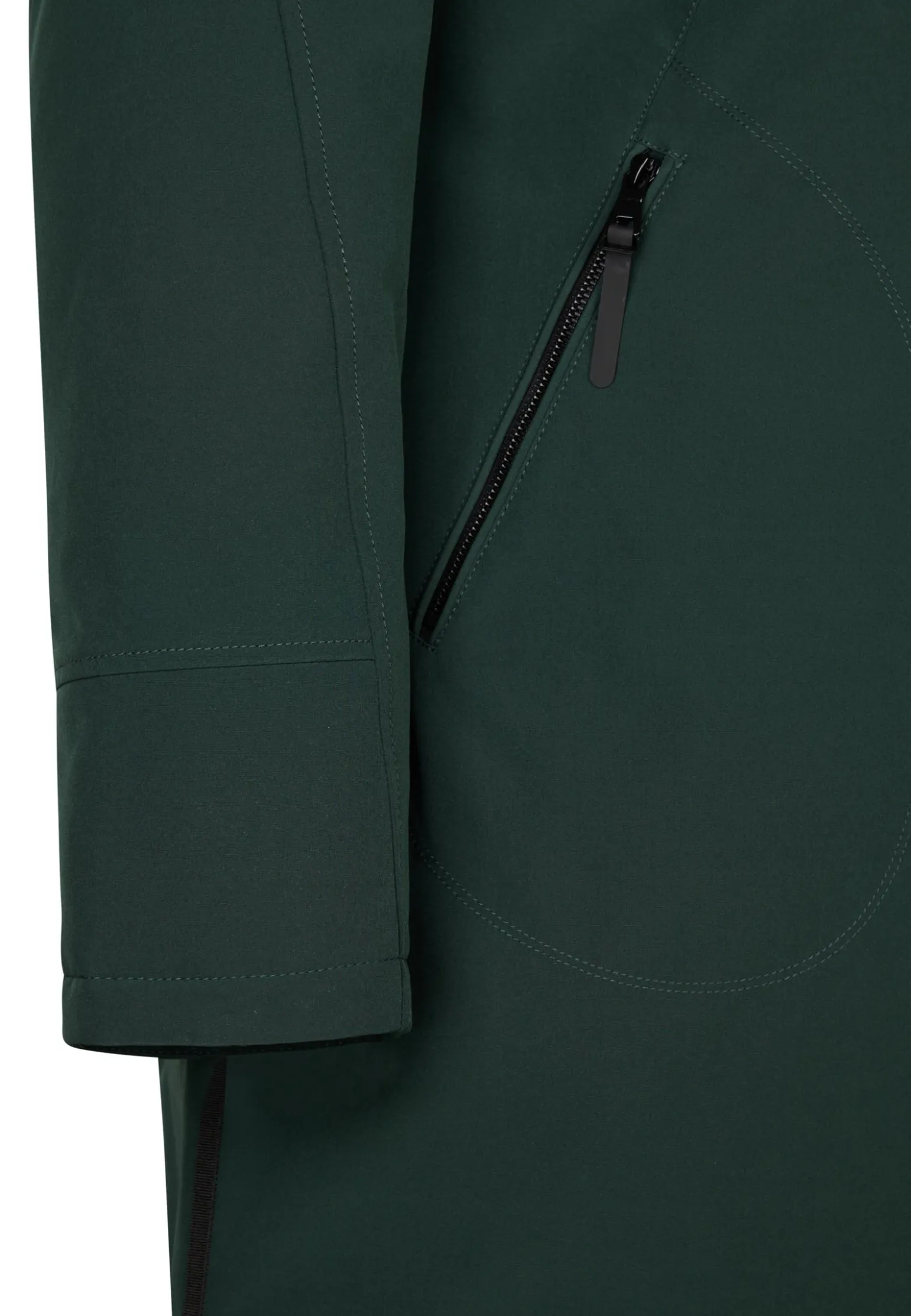 Online Miss Etam Jas softshell groen Pinegreen